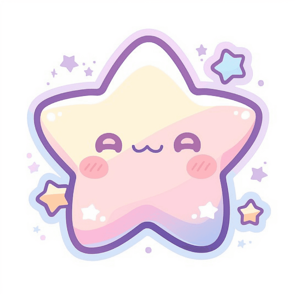 Cute Star 001 original repeating artwork