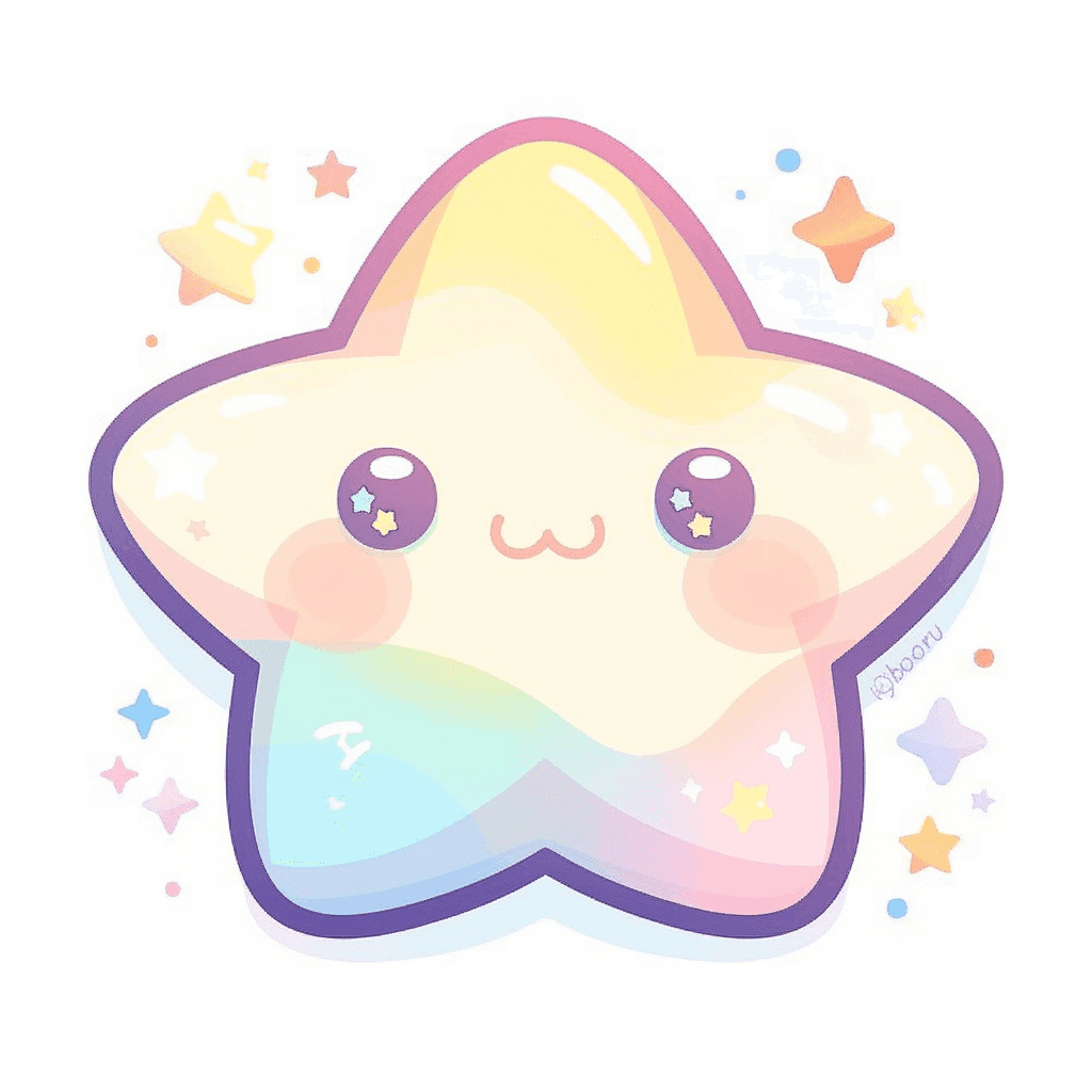 Cute Star Pop original repeating artwork