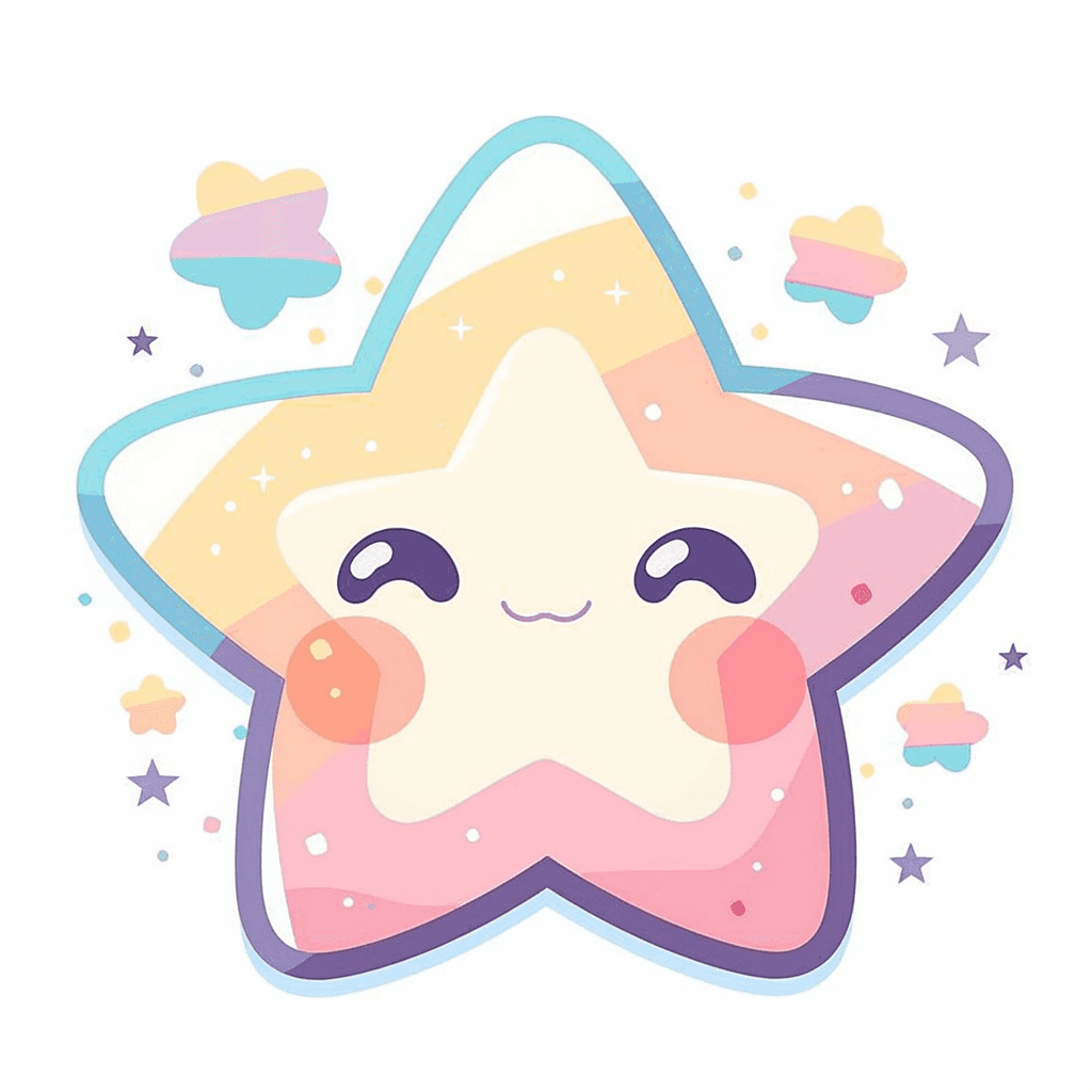 Cute Star Show original repeating artwork