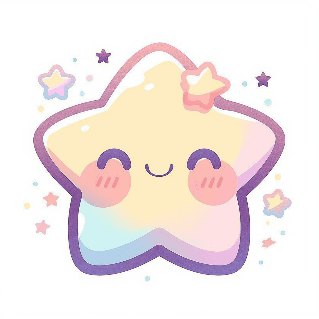Cute Star 002 original repeating artwork