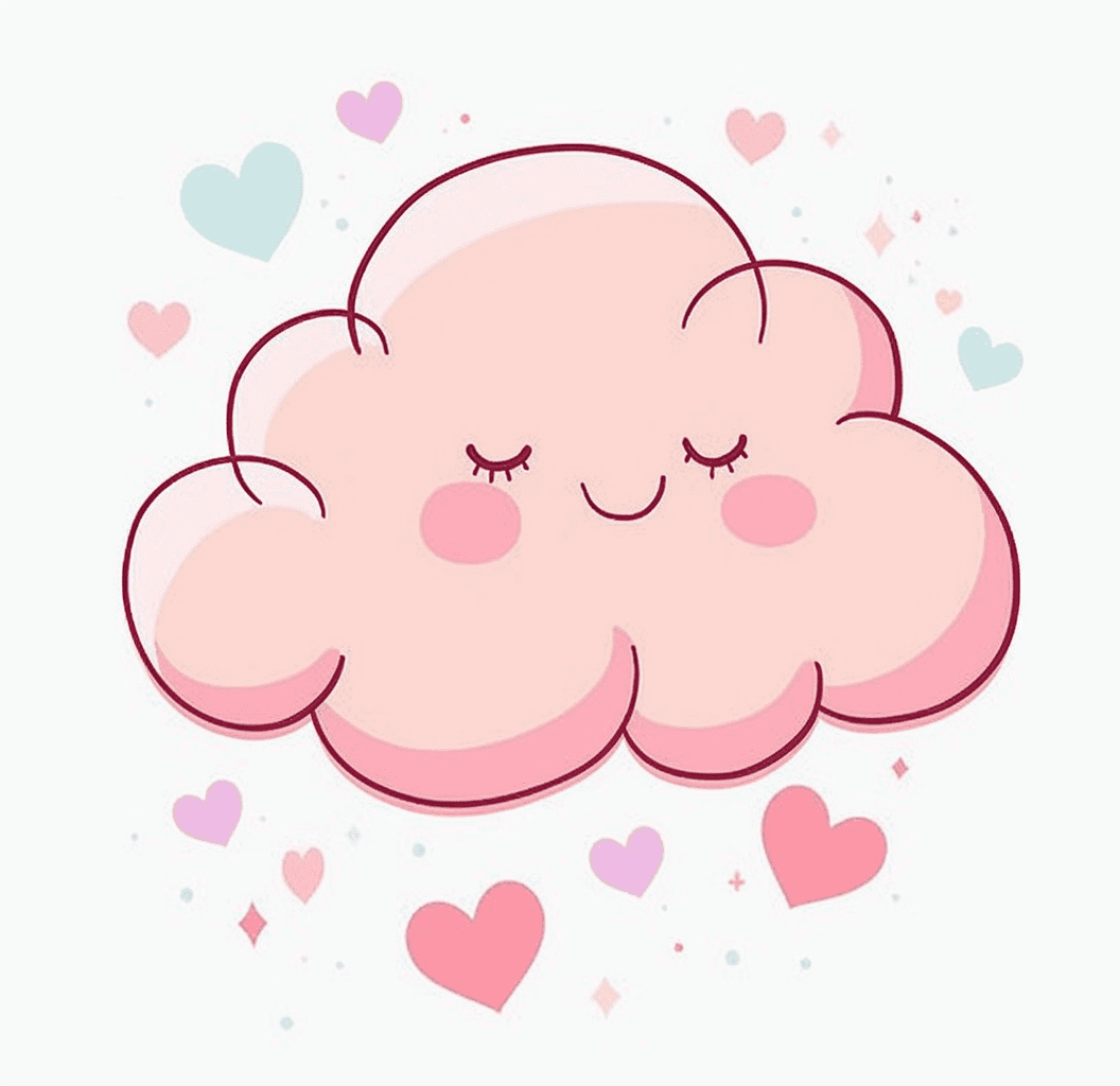 Cute Cloud Rhythm original repeating artwork
