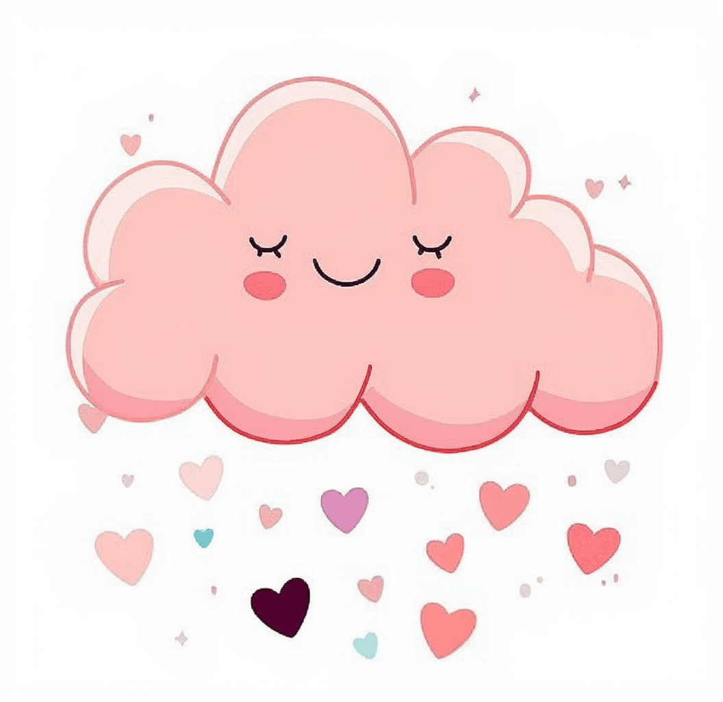 Cute Cloud Pop original repeating artwork