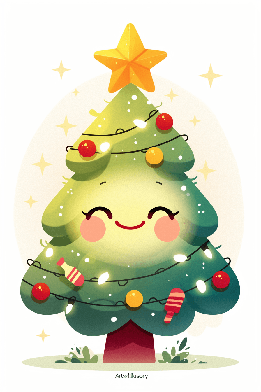 Christmas Tree 318 original repeating artwork