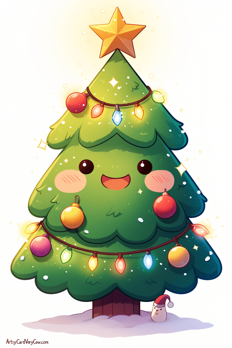 Christmas Tree 317 original repeating artwork