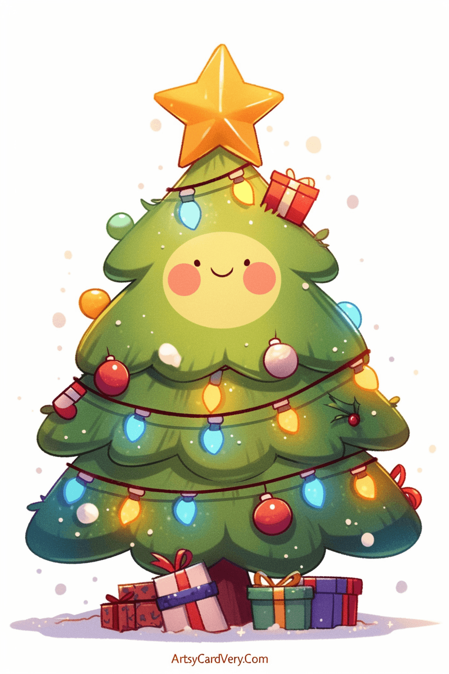 Christmas Tree 193 original repeating artwork