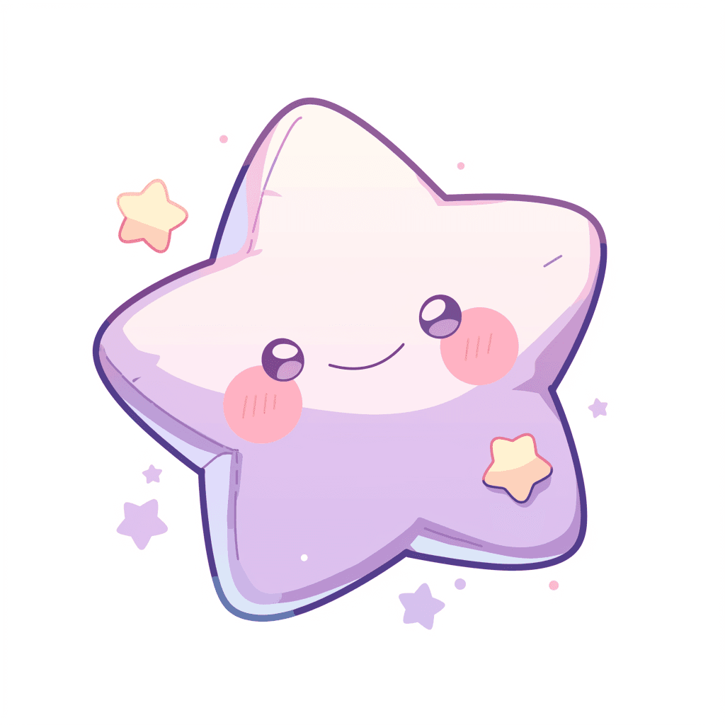 Cartoon Star Mono original repeating artwork