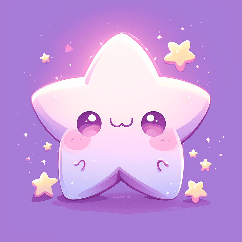 Cartoon Star Pals original repeating artwork
