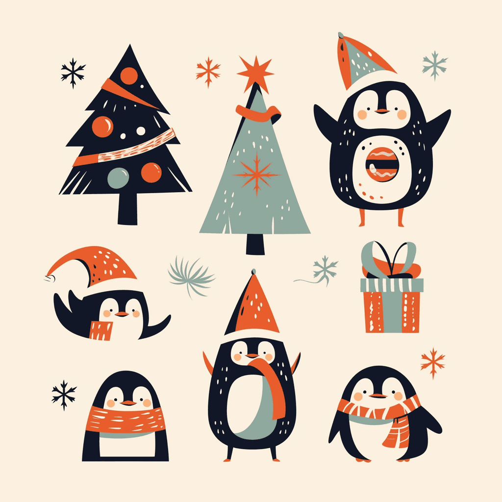 Christmas Tree 252 original repeating artwork