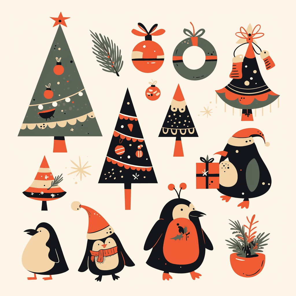 Christmas Tree 312 original repeating artwork