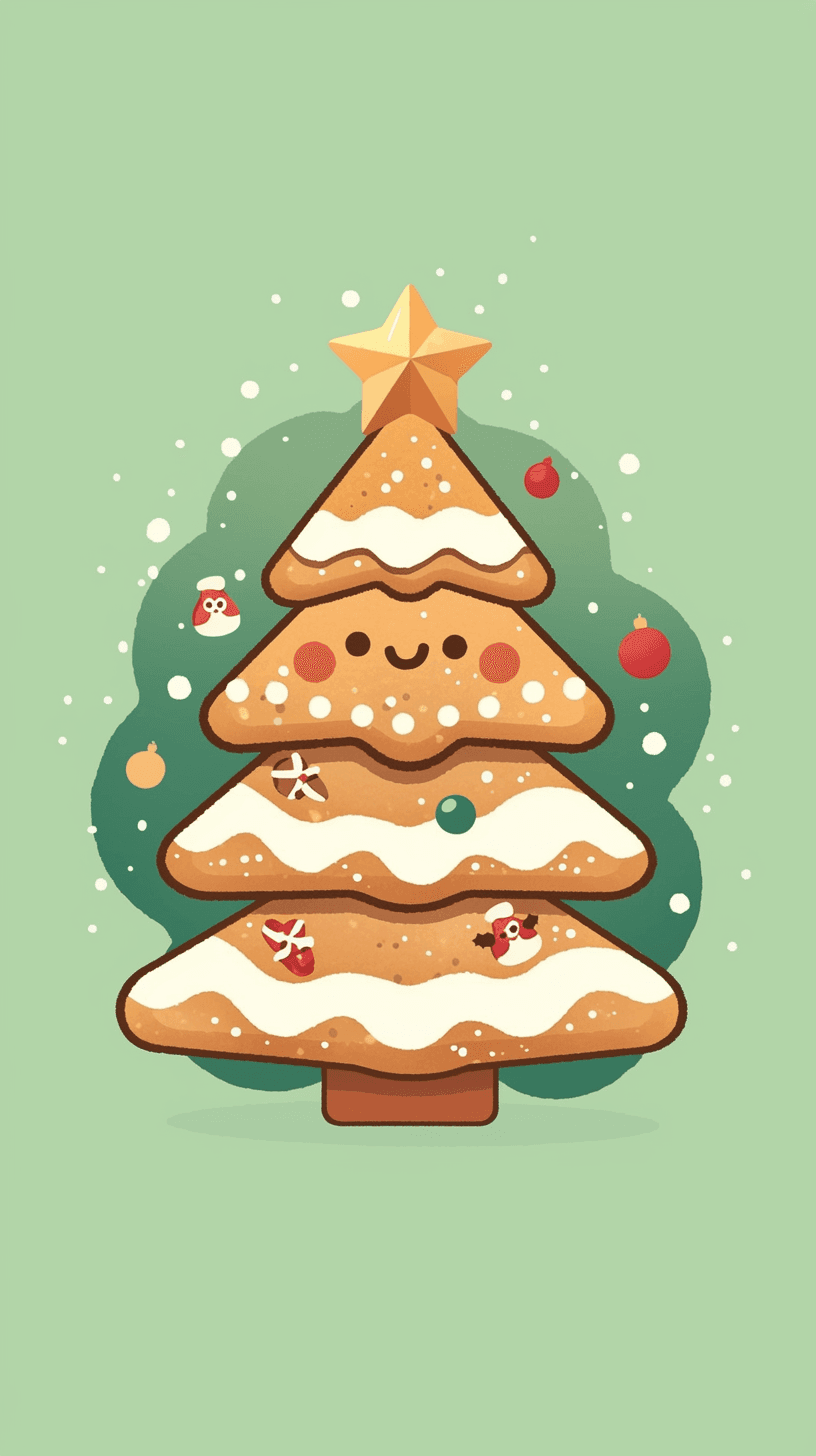 Christmas Christmas Tree 090 original repeating artwork