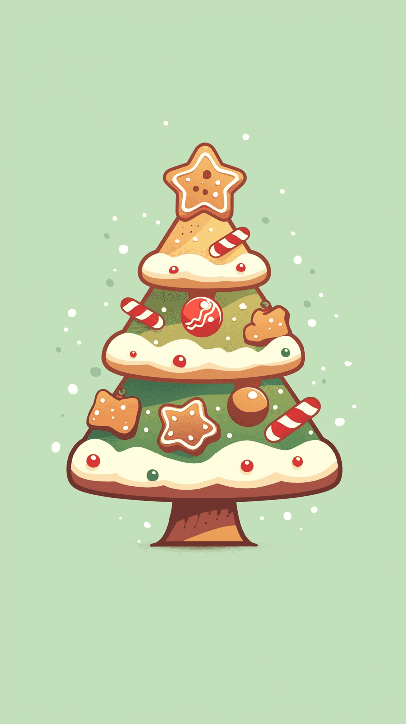 Christmas Christmas Tree 032 original repeating artwork