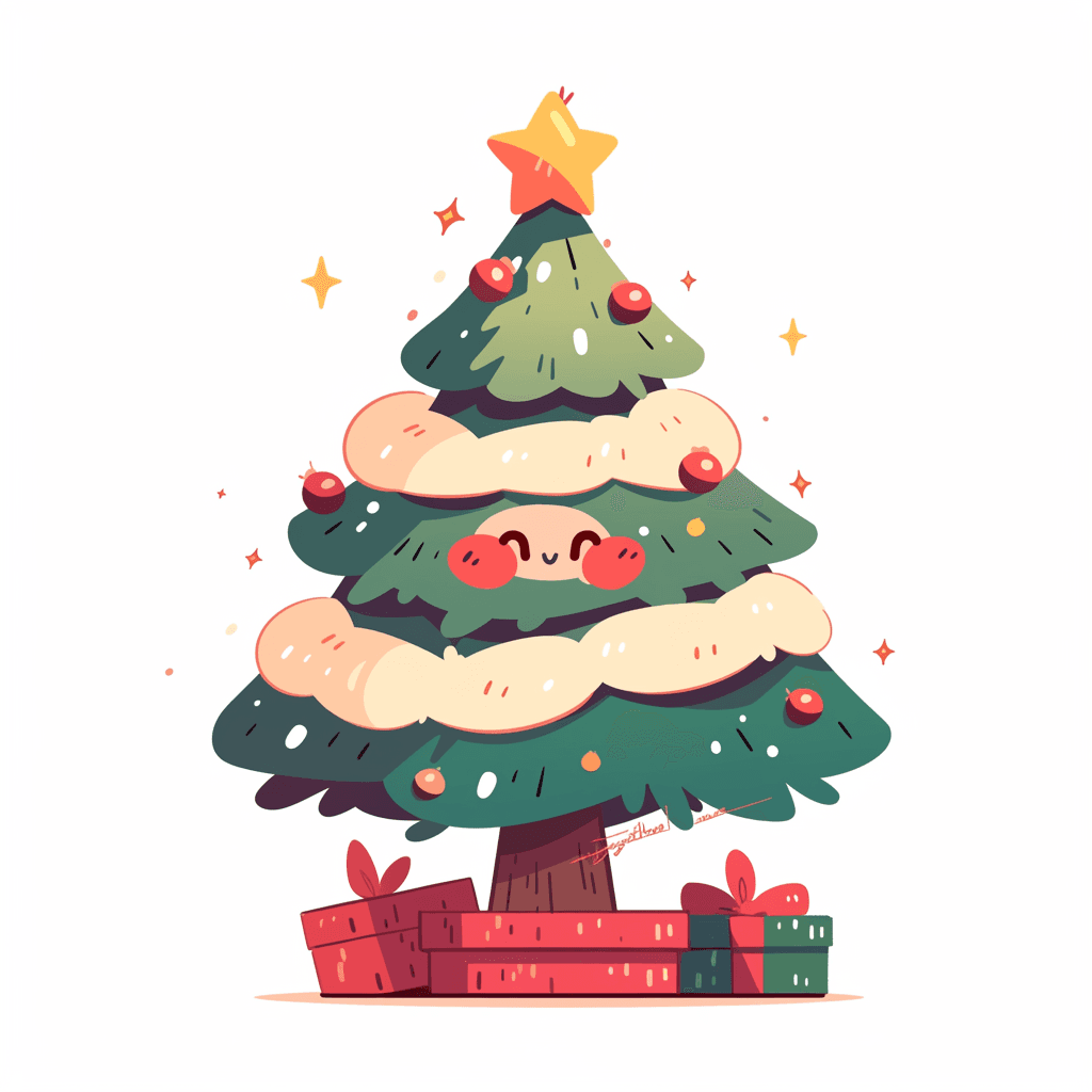 Christmas Tree 418 original repeating artwork