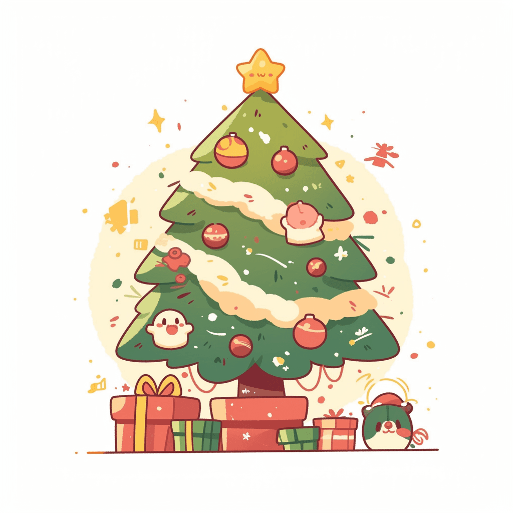 Christmas Christmas Tree 079 original repeating artwork