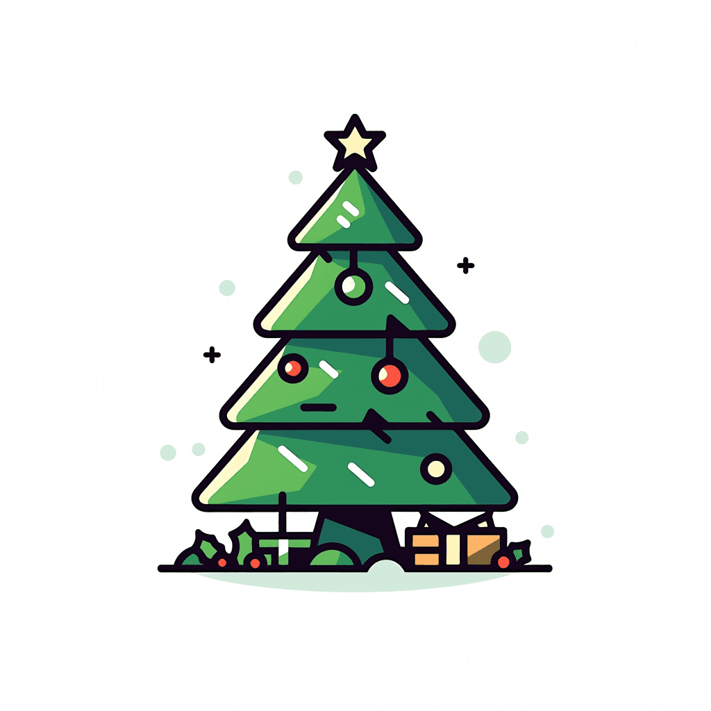 Christmas Tree 058 original repeating artwork
