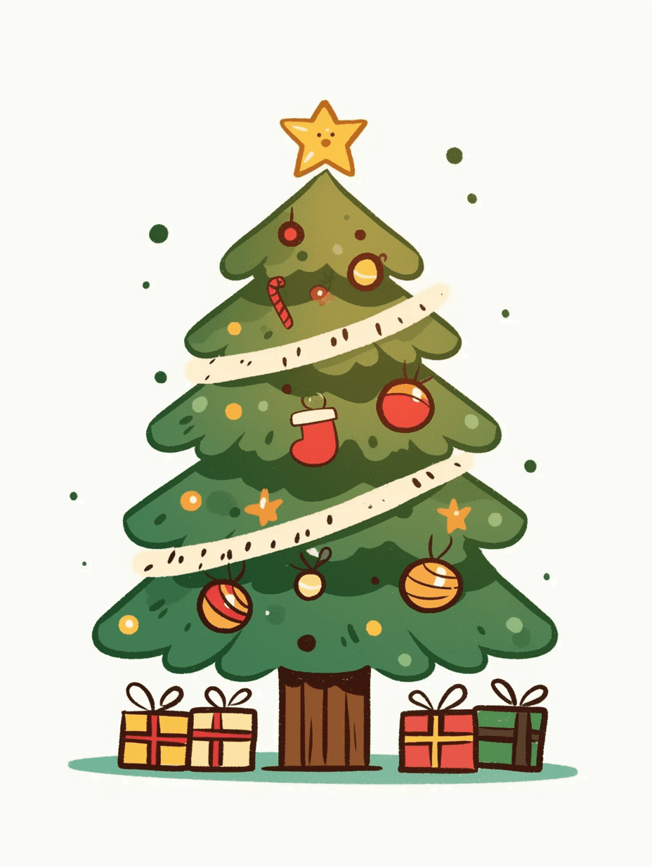 Christmas Tree 112 original repeating artwork