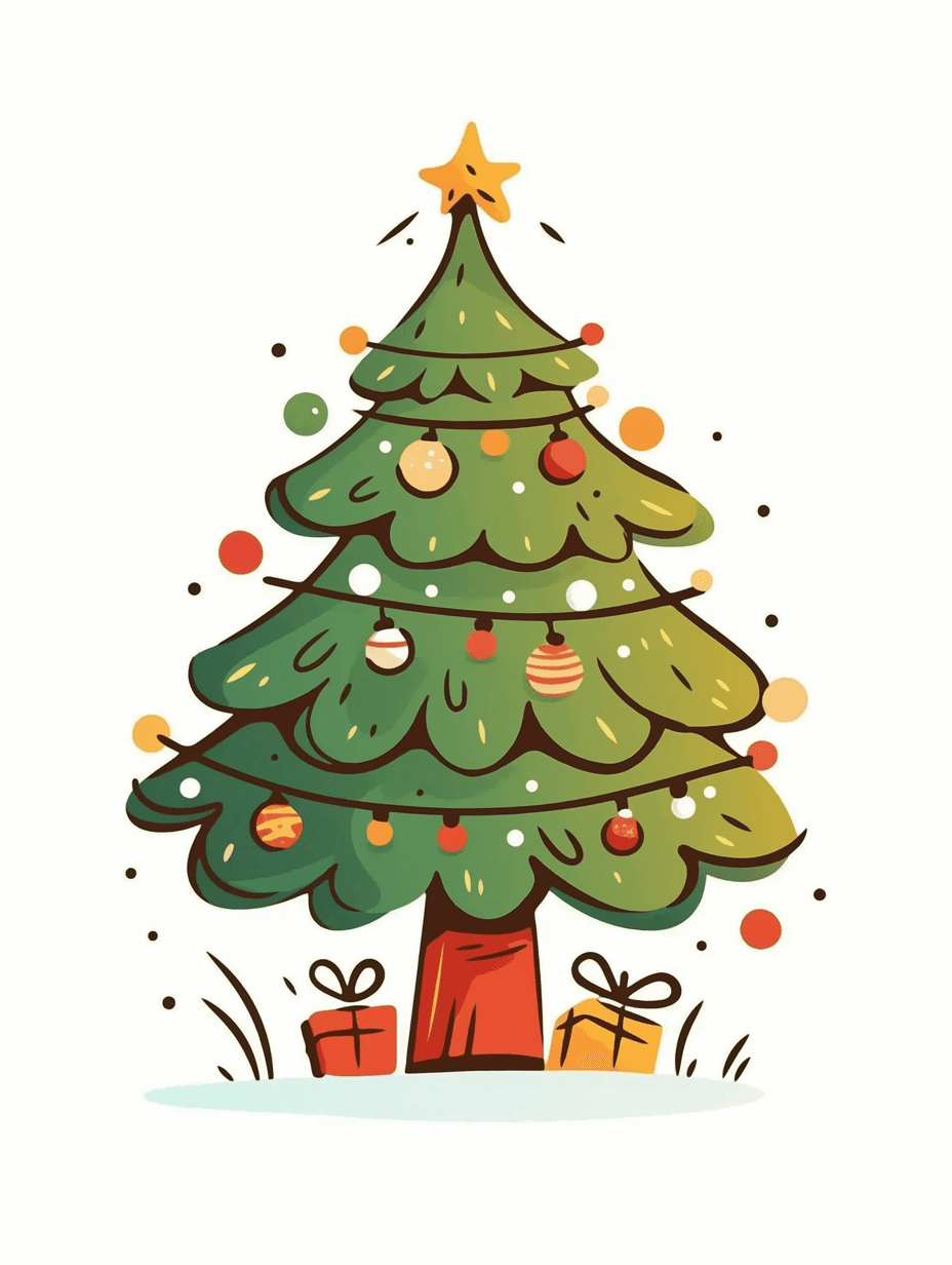 Christmas Tree 427 original repeating artwork
