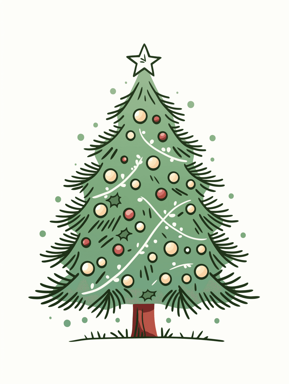 Christmas Tree 455 original repeating artwork