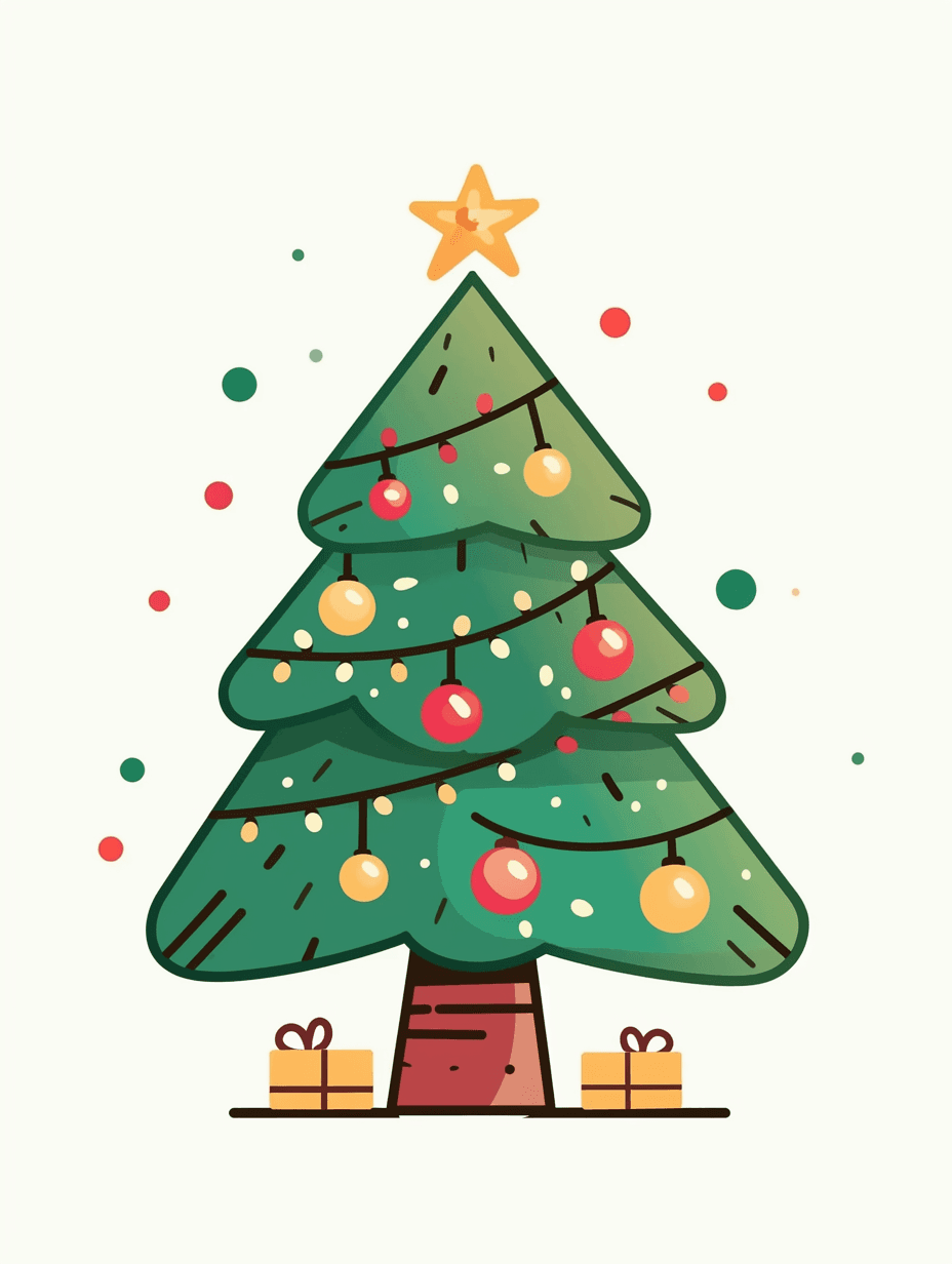 Christmas Tree 206 original repeating artwork