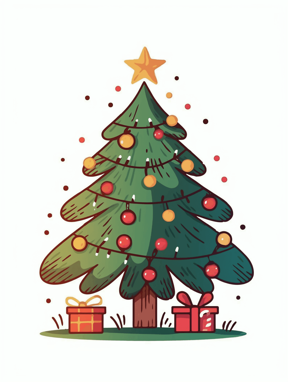 Christmas Tree 364 original repeating artwork