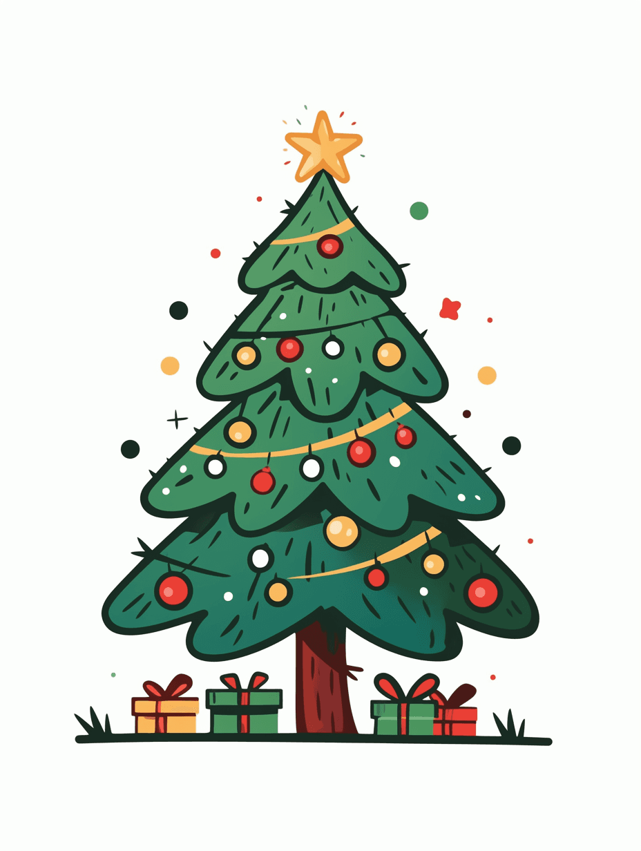 Christmas Tree 169 original repeating artwork