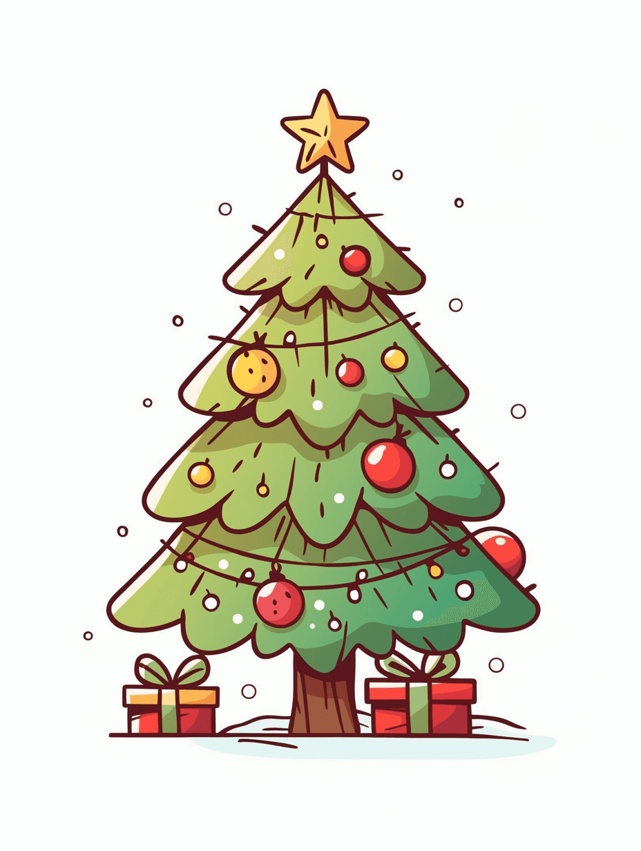 Christmas Christmas Tree 002 original repeating artwork
