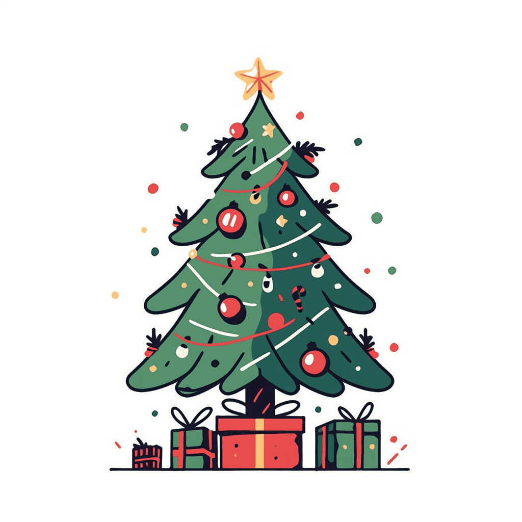 Christmas Christmas Tree 025 original repeating artwork