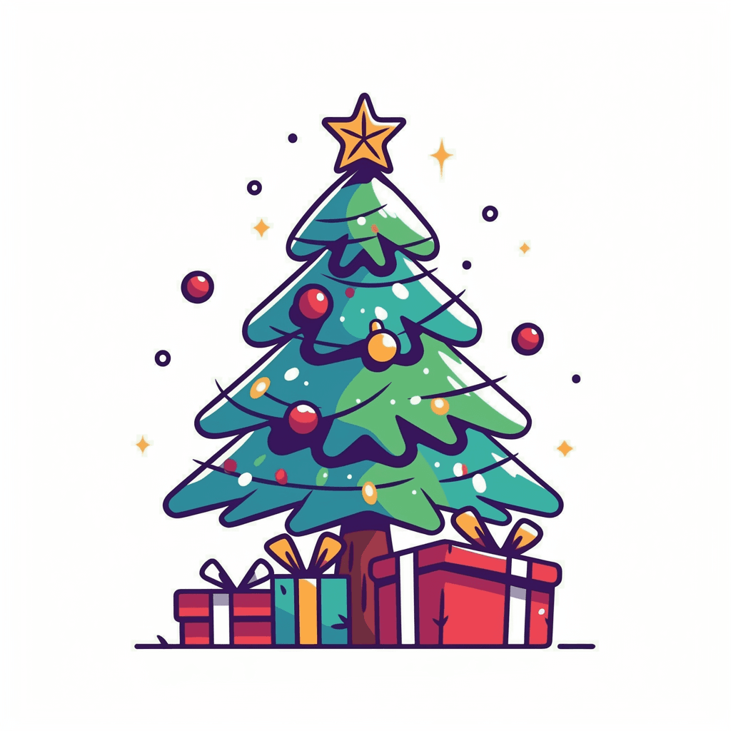 Christmas Tree 335 original repeating artwork