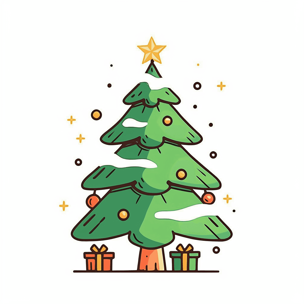 Christmas Tree 125 original repeating artwork