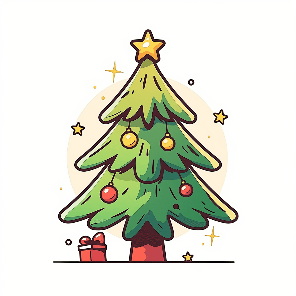 Christmas Christmas Tree 108 original repeating artwork