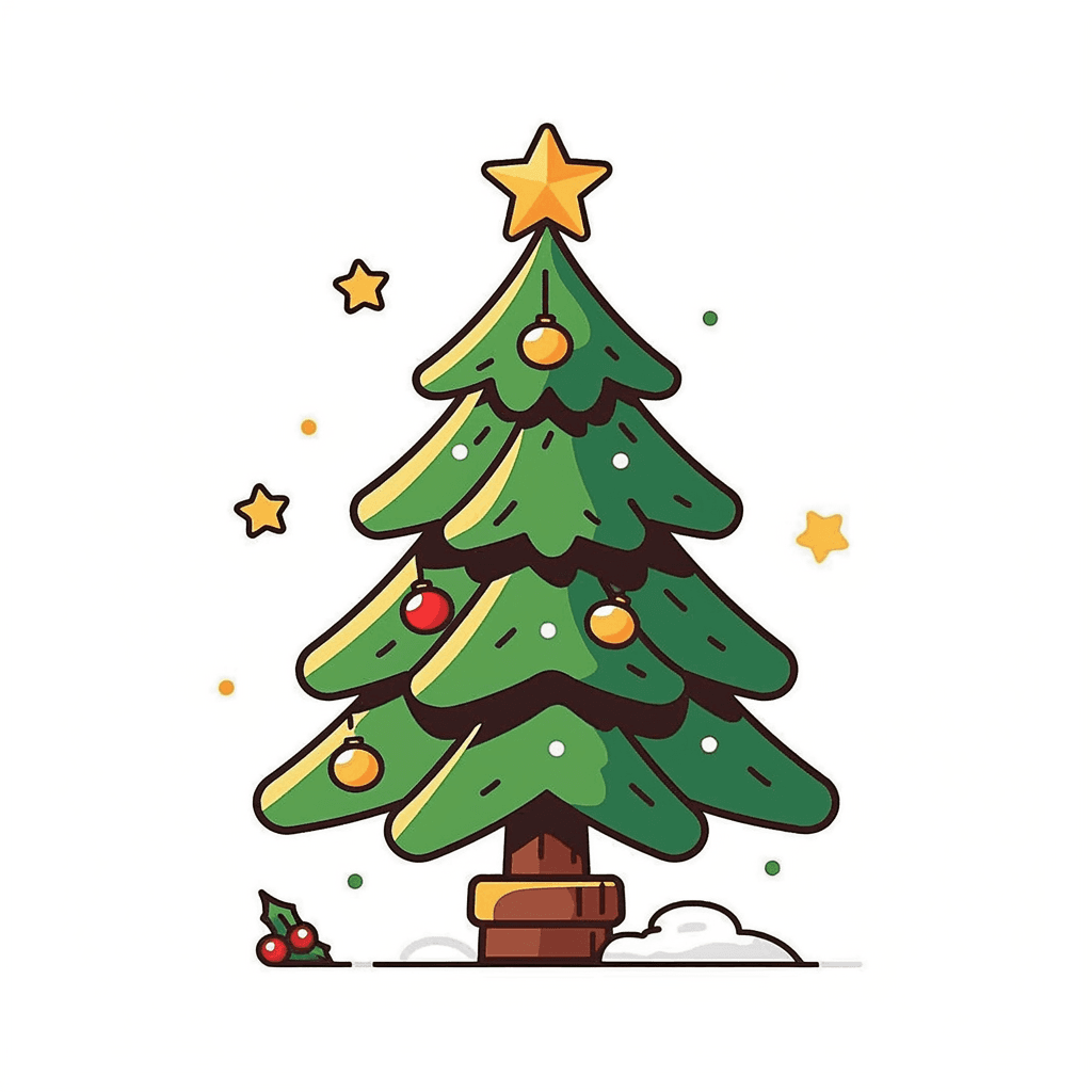 Christmas Tree 133 original repeating artwork