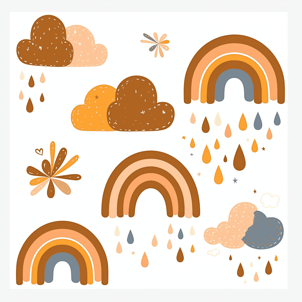 Cloud Spring original repeating artwork