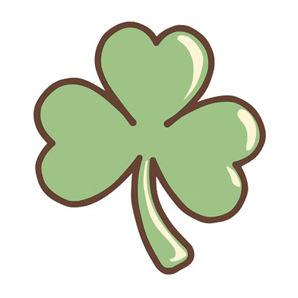 Four Leaf Clover Tribe original repeating artwork