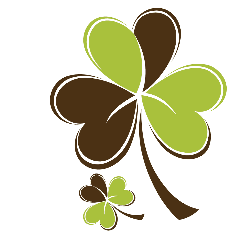 Four Leaf Clover Pals original repeating artwork
