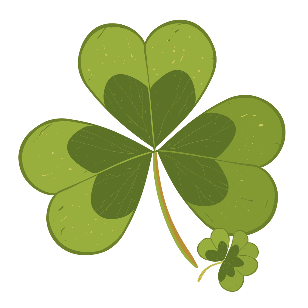 Four Leaf Clover Squad original repeating artwork