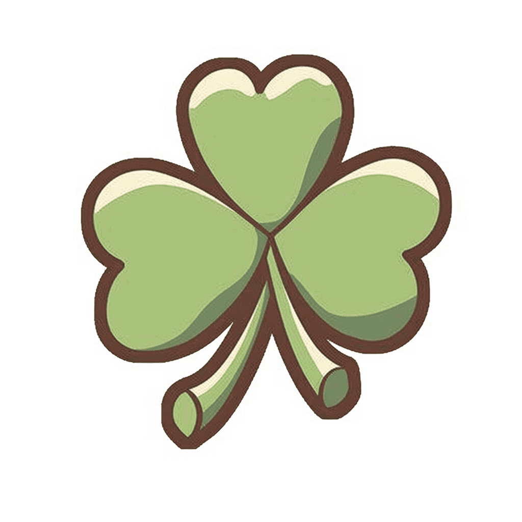Four Leaf Clover Gang original repeating artwork