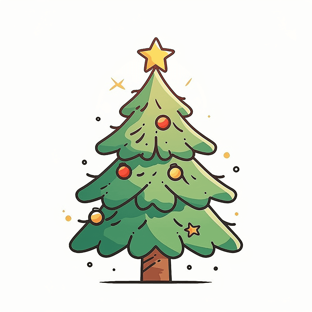 Christmas Tree 266 original repeating artwork