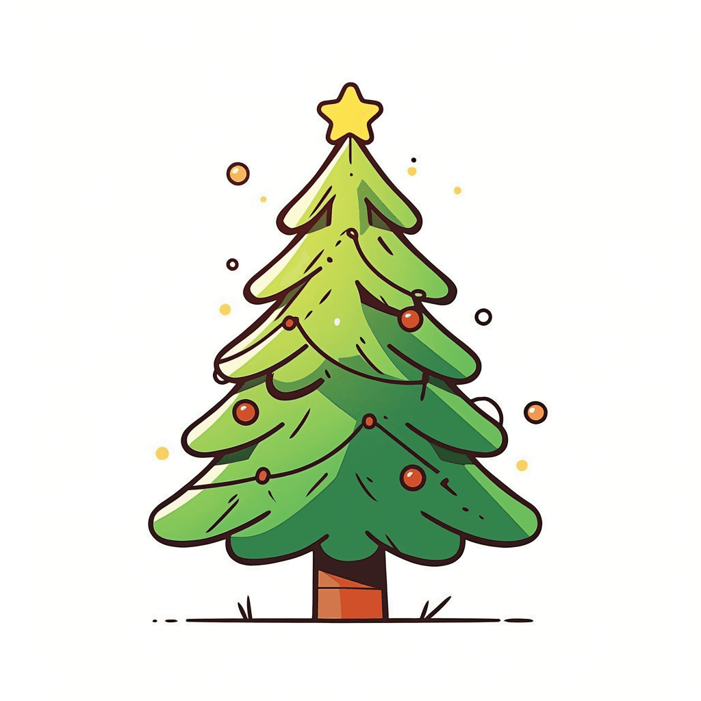 Christmas Tree 203 original repeating artwork