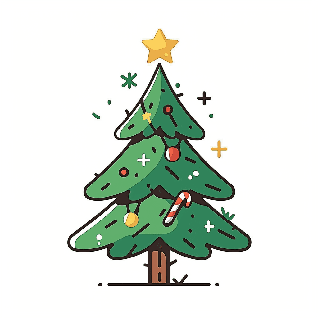 Christmas Christmas Tree 119 original repeating artwork