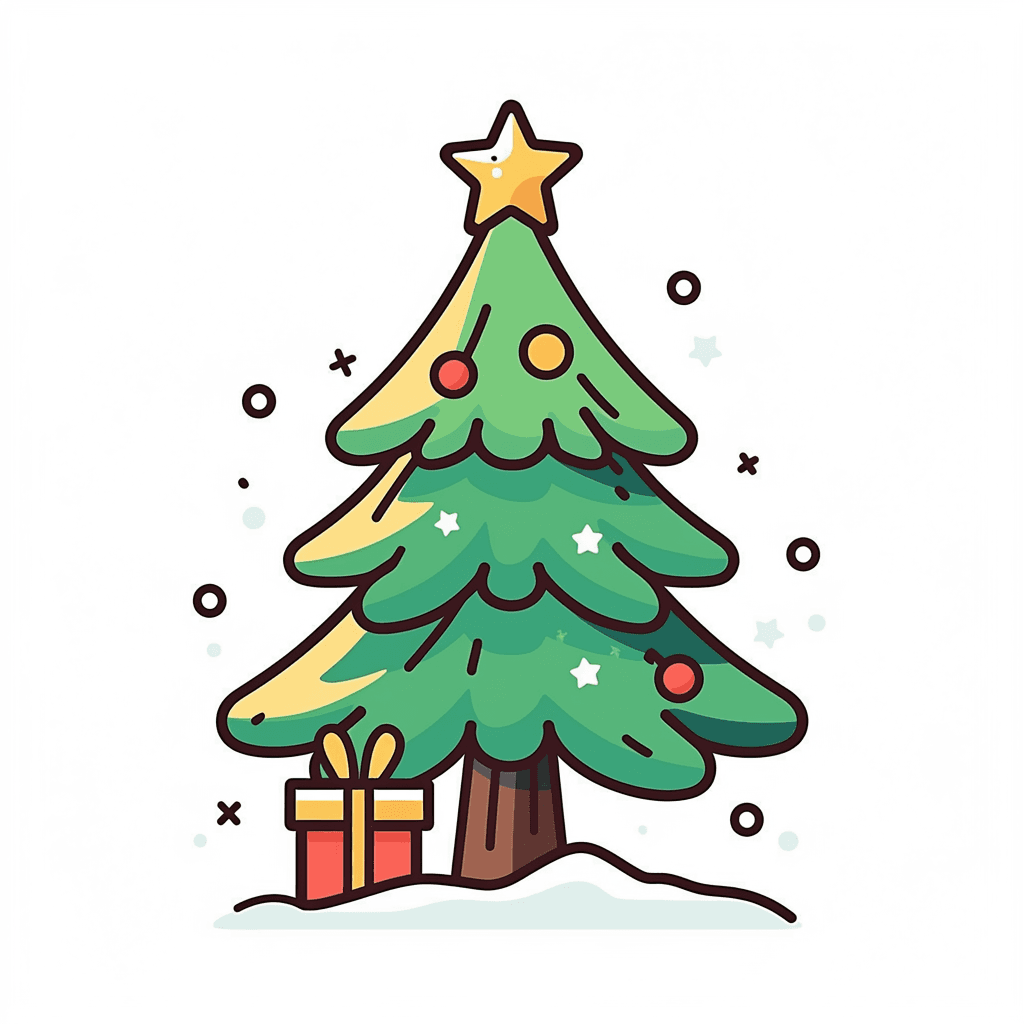 Christmas Tree 182 original repeating artwork