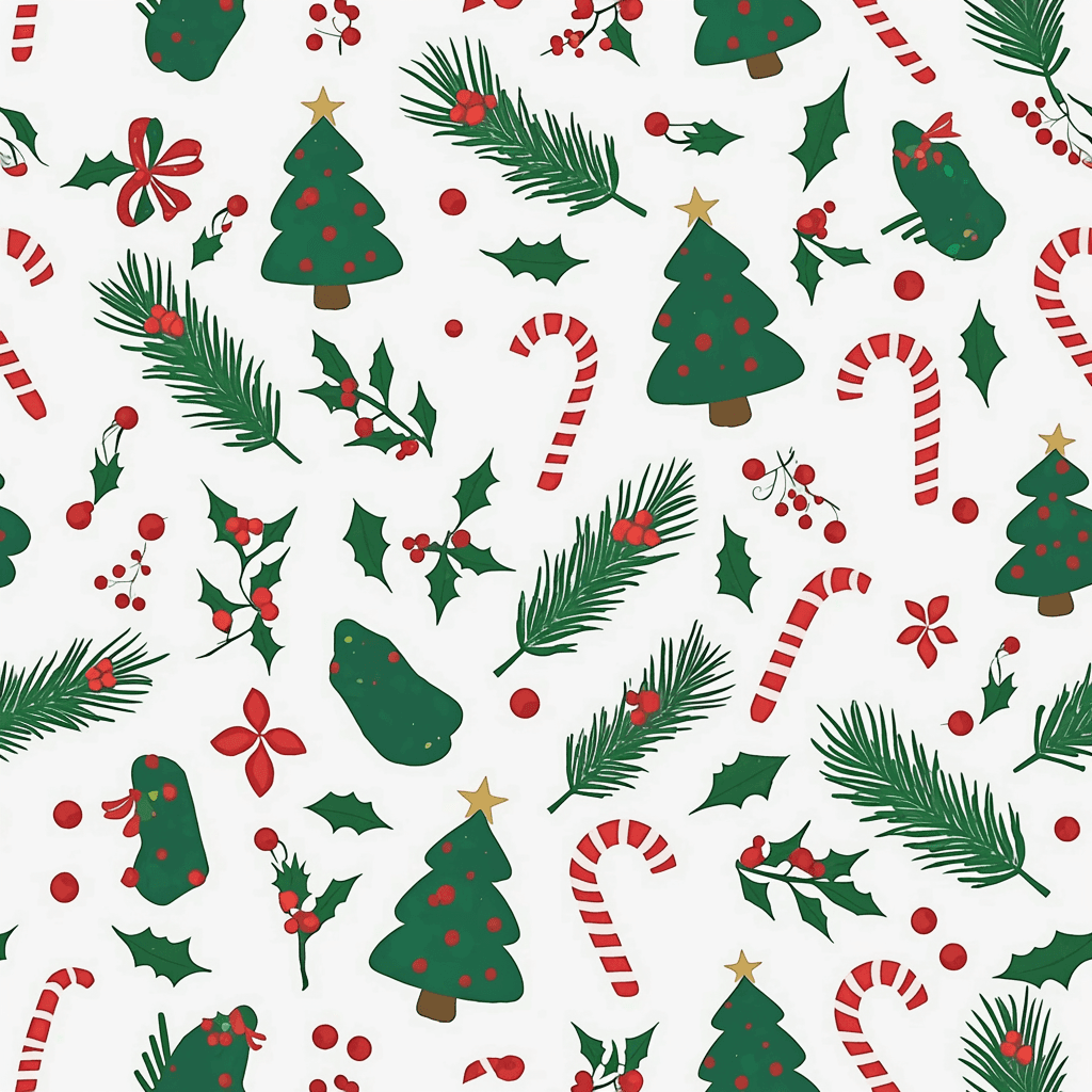 Christmas Christmas Tree 104 original repeating artwork