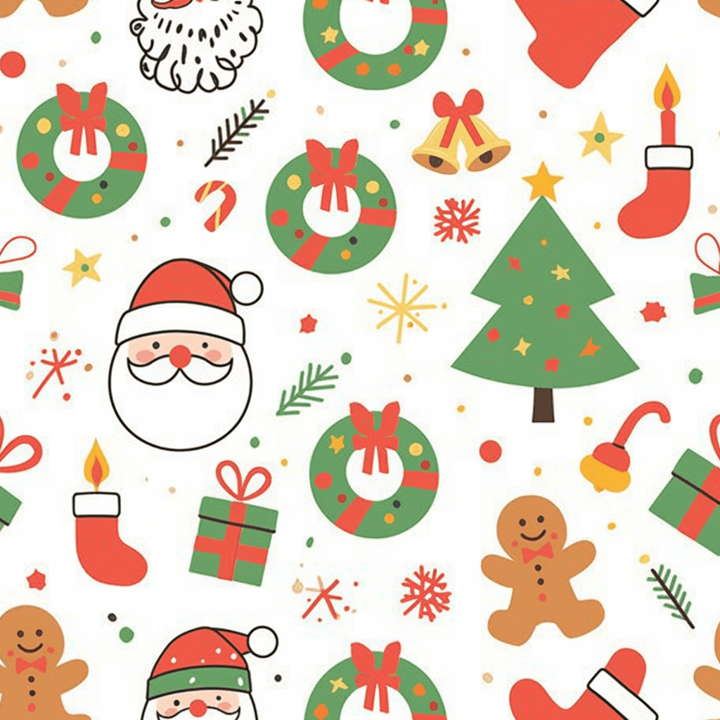 Christmas 755 original repeating artwork