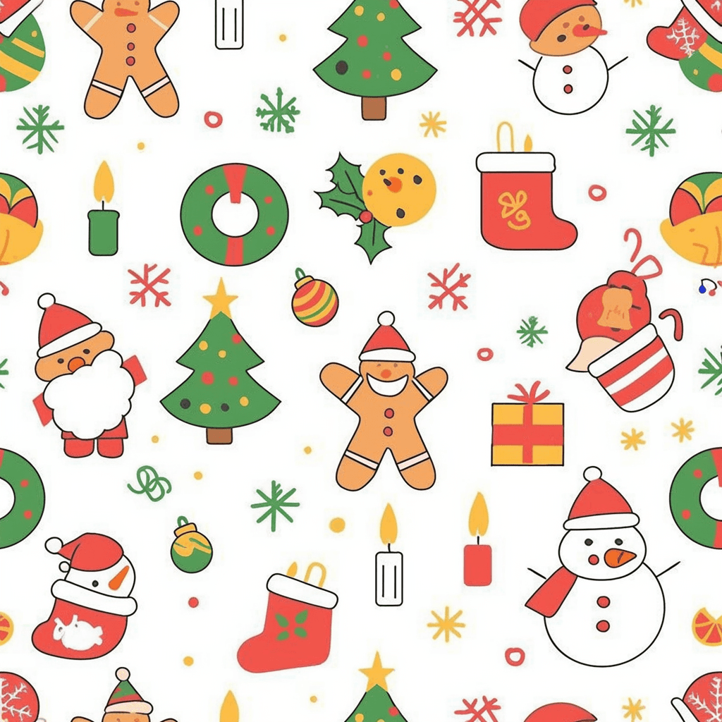 Christmas 677 original repeating artwork
