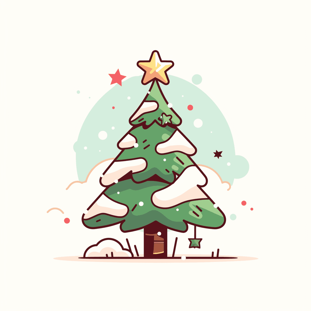 Christmas Tree 601 original repeating artwork
