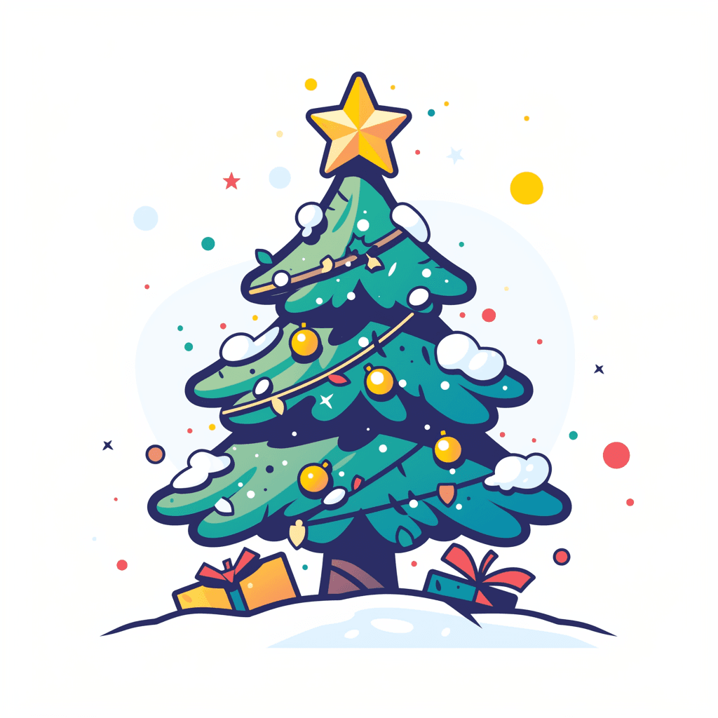 Christmas Tree 239 original repeating artwork