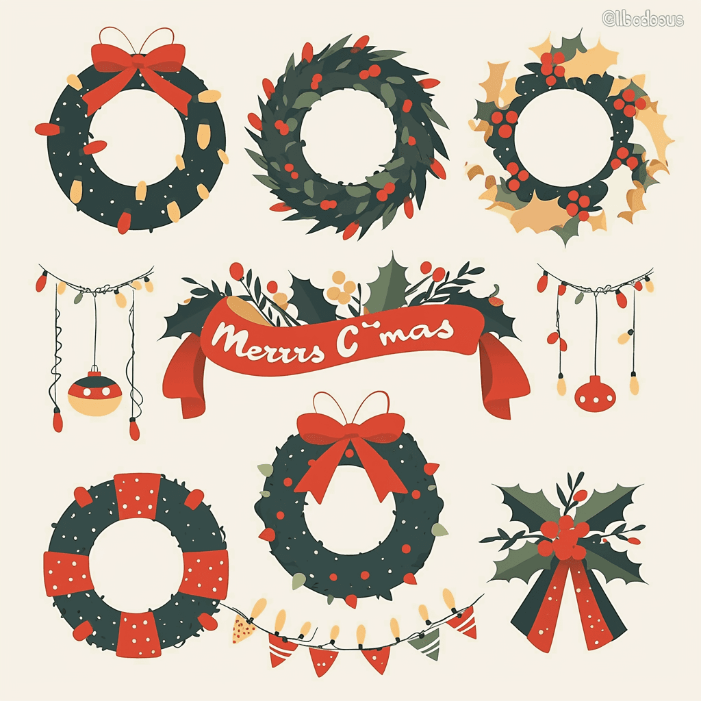 Christmas 464 original repeating artwork
