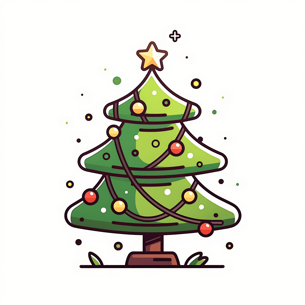 Christmas Christmas Tree 043 original repeating artwork