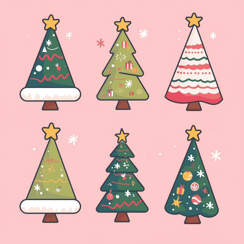 Christmas Christmas Tree 083 original repeating artwork