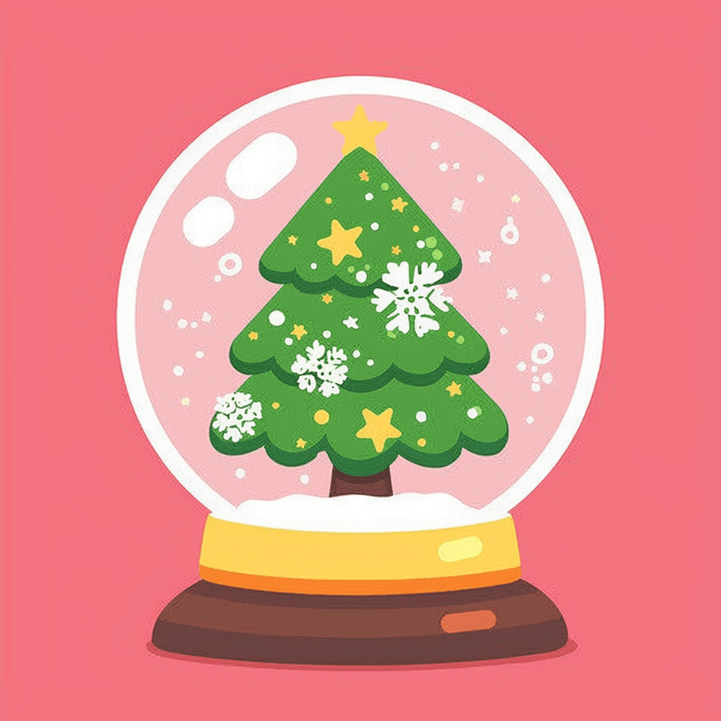 Christmas Ball Rhythm original repeating artwork