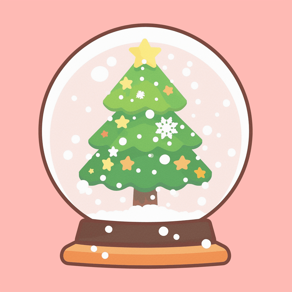 Christmas Ball Daybreak original repeating artwork