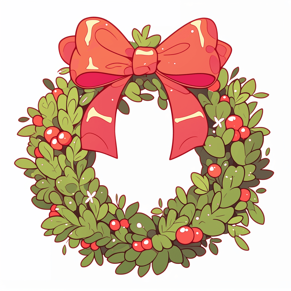 Christmas Wreath 162 original repeating artwork